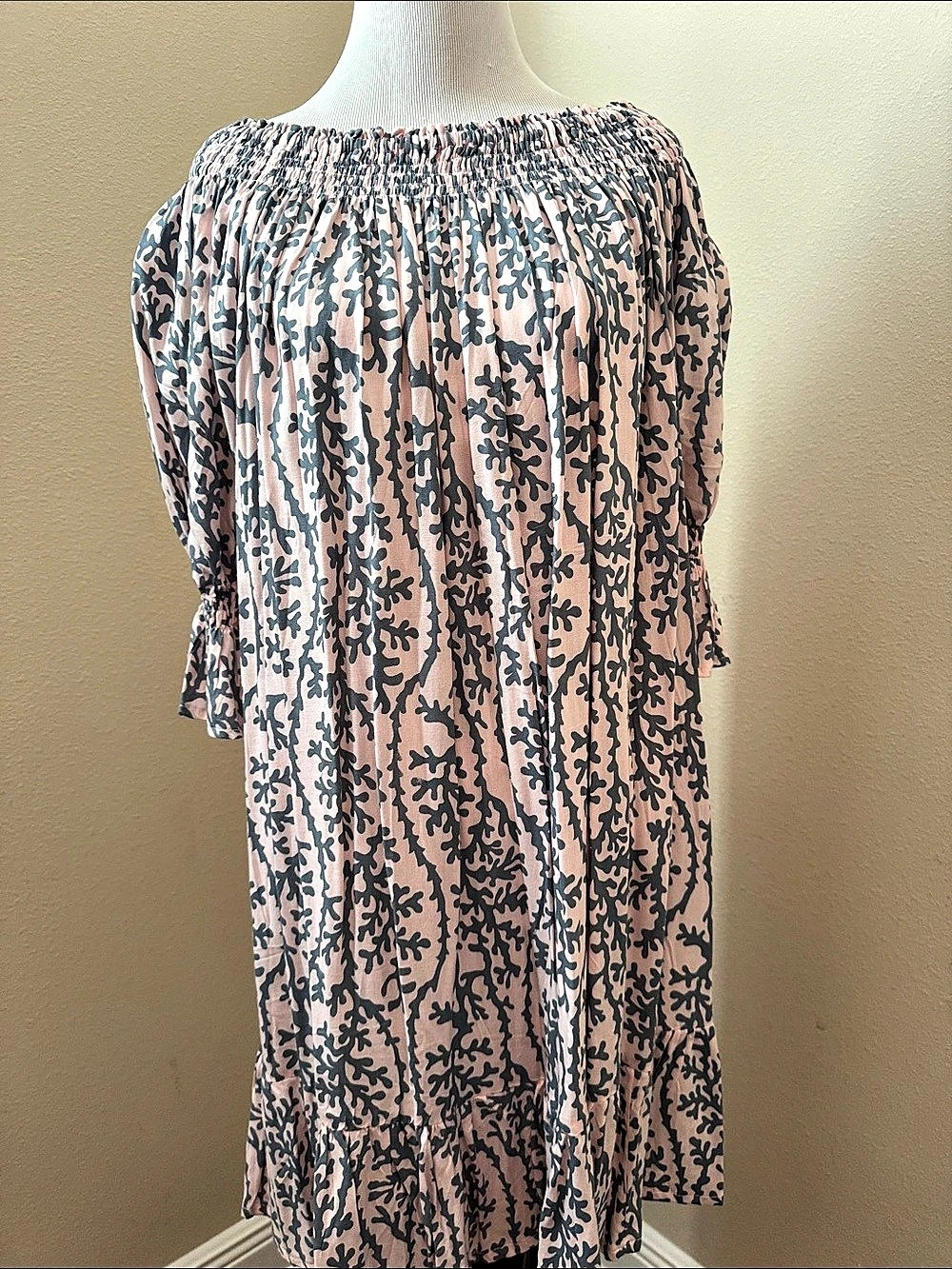 Lani Lau Pink & Black Mini Dress